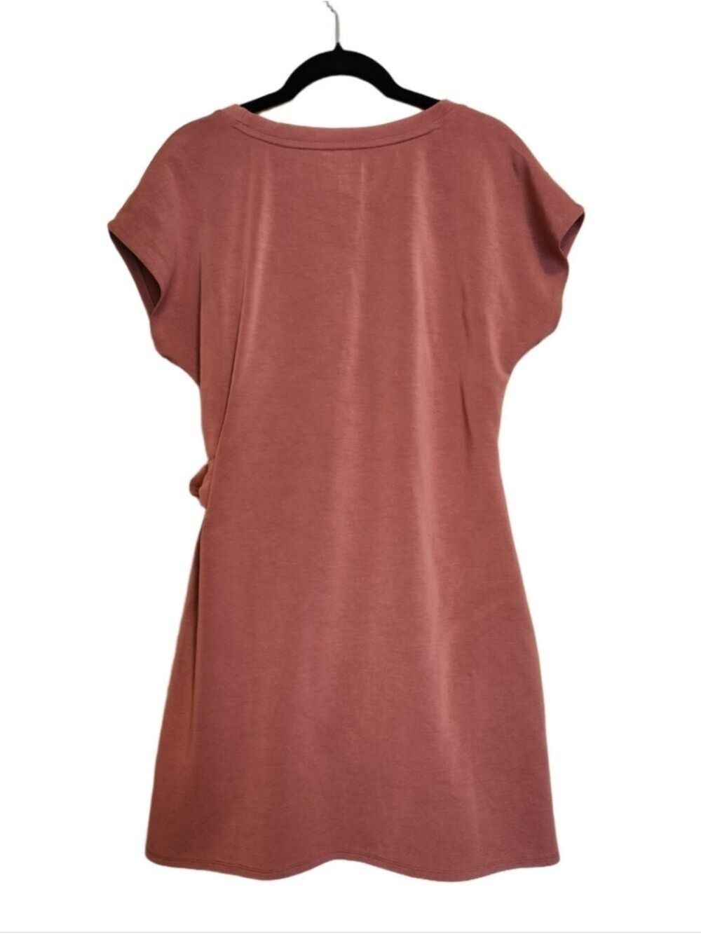 CABLE & GAUGE SIDE TIE ULTRA SOFT STRETCHY ATHLEISURE DRESS SIZE LARGE - Picture 2 of 5